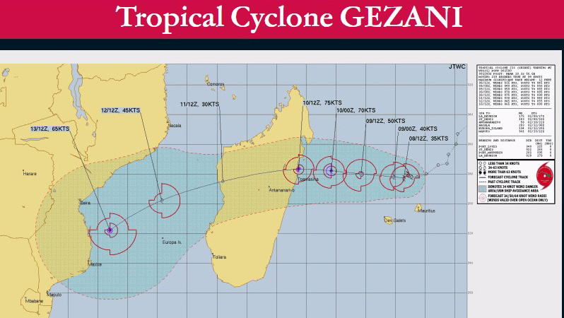 Eswatini to dodge the brunt of Tropical Cyclone Gezani